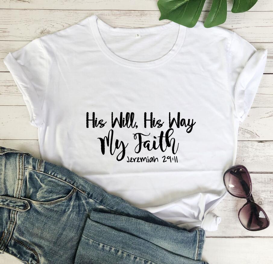 His Will His Way My Faith Street Short Sleeve T-Shirt