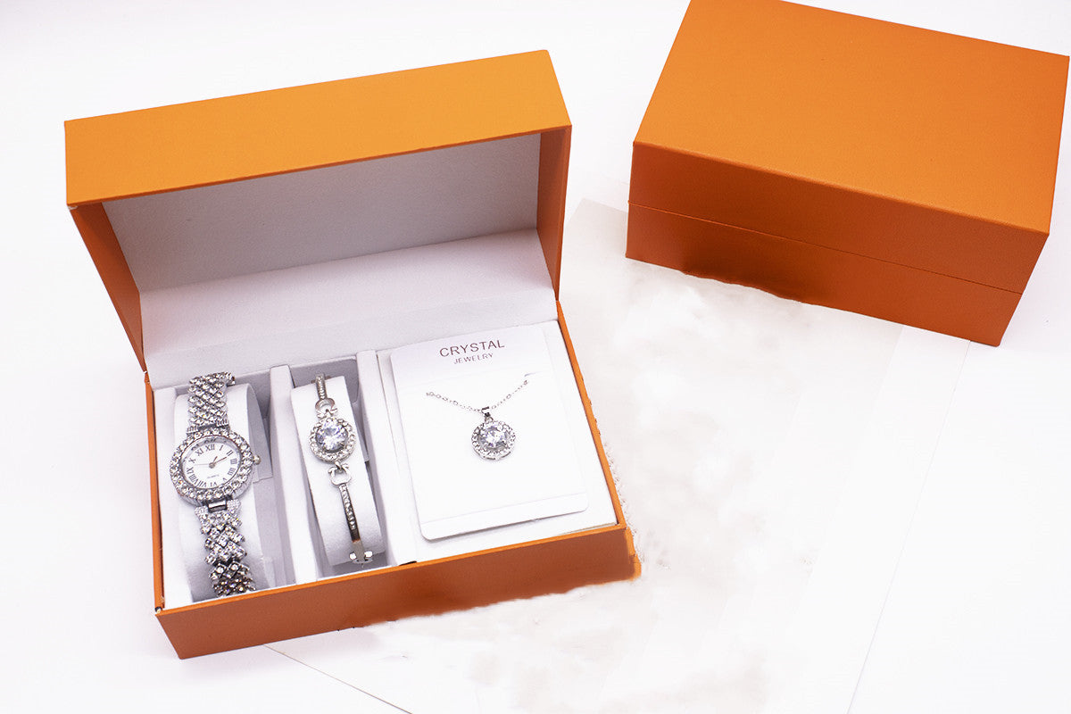 3 PCS Quartz Fashion Watch Set