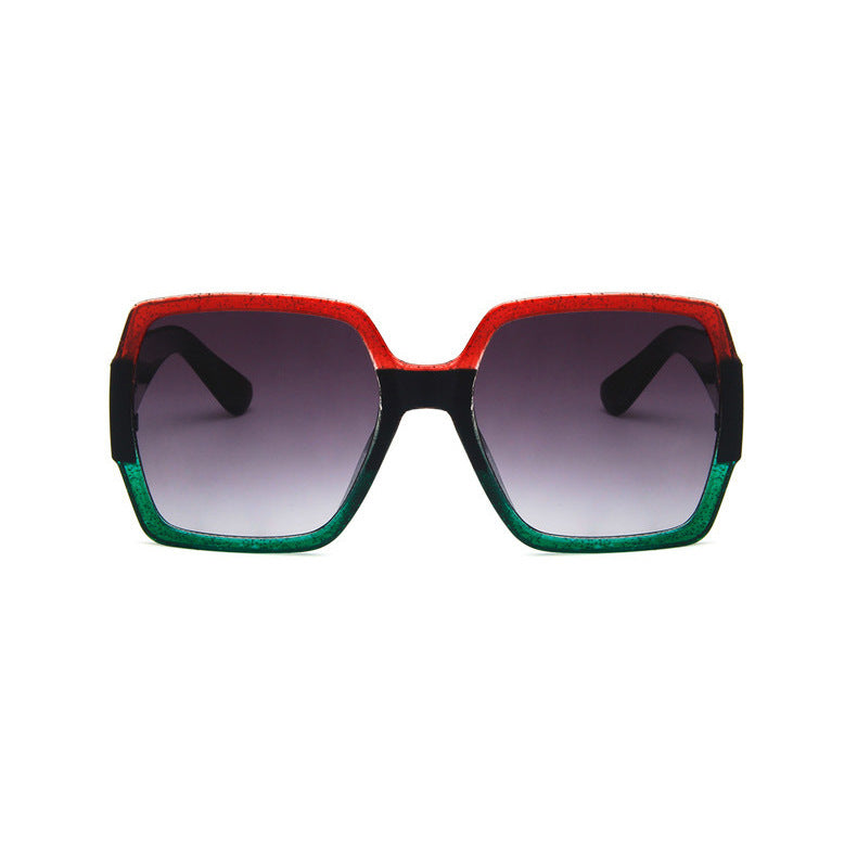 Colorful Glitter Retro Sunglasses