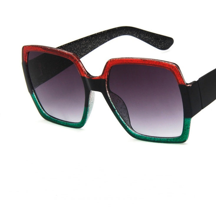 Colorful Glitter Retro Sunglasses