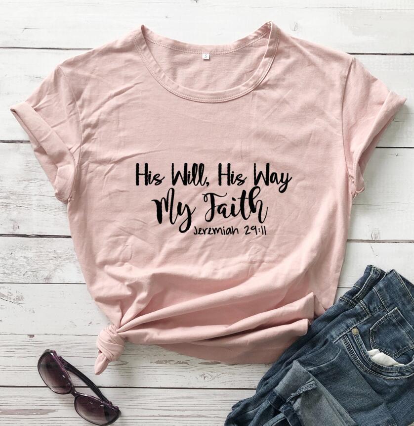 His Will His Way My Faith Street Short Sleeve T-Shirt