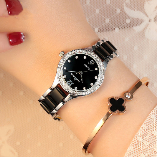 Waterproof Luxury Fashion Quart Bracelet and Watch Set
