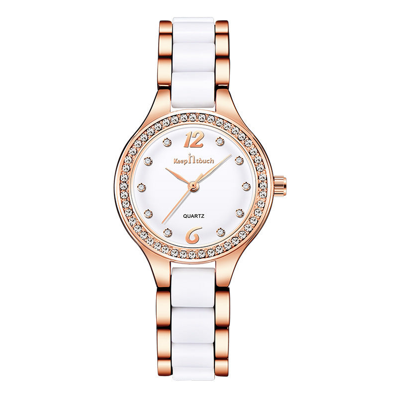 Waterproof Luxury Fashion Quart Bracelet and Watch Set