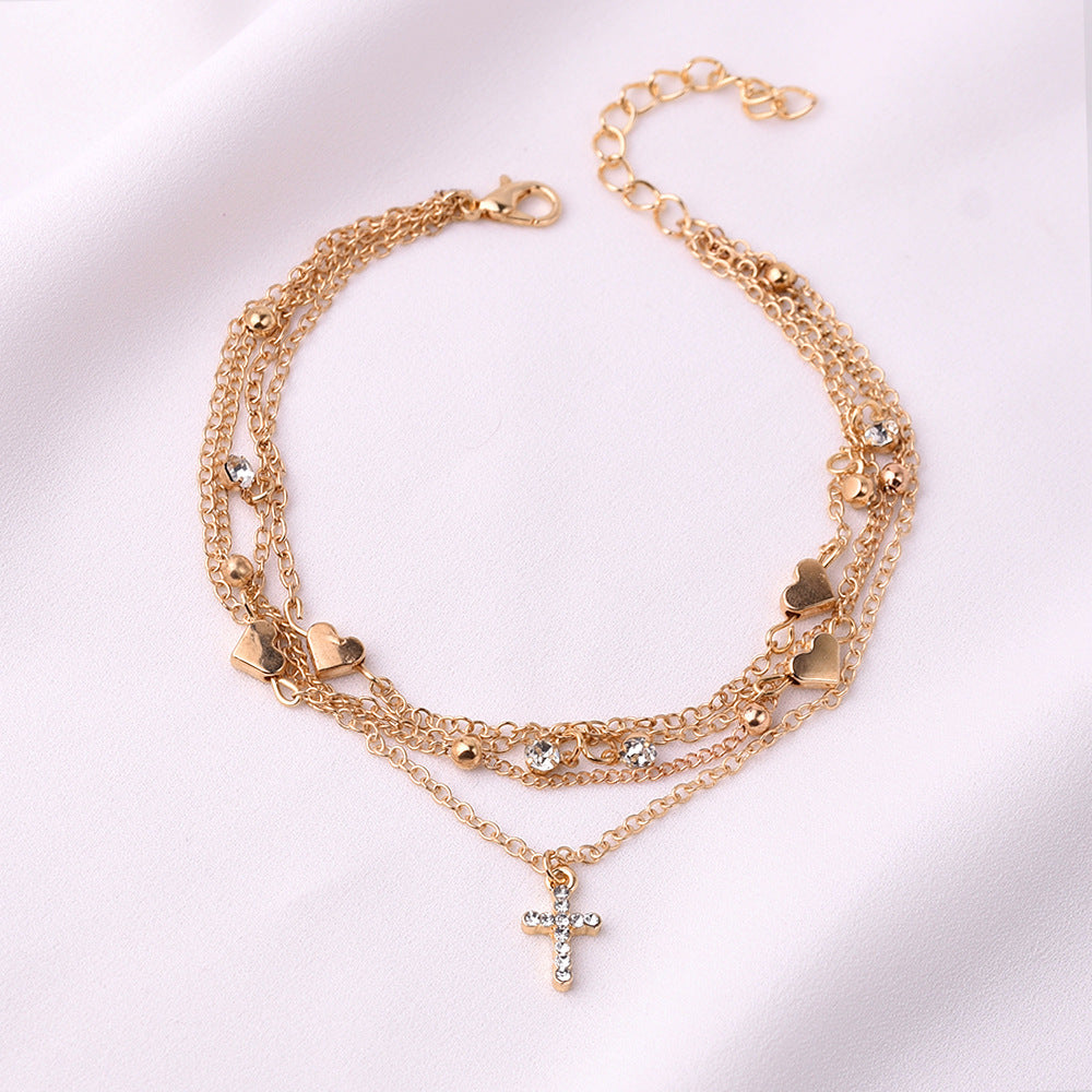 Snake Metal Chain Anklet Set