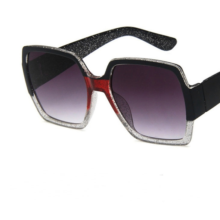 Colorful Glitter Retro Sunglasses