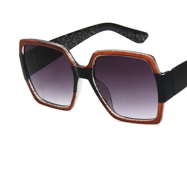 Colorful Glitter Retro Sunglasses