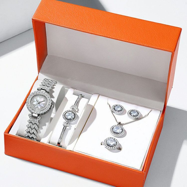 Five Piece Waterproof Alloy Watch Set