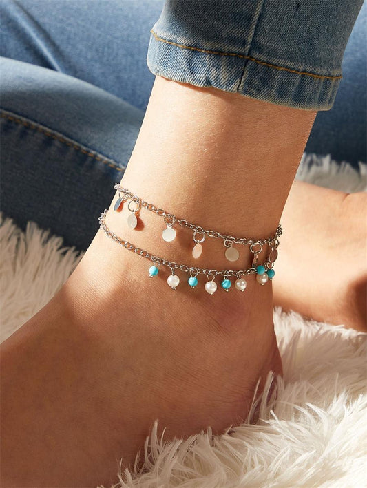 Handmade beaded Anklet
