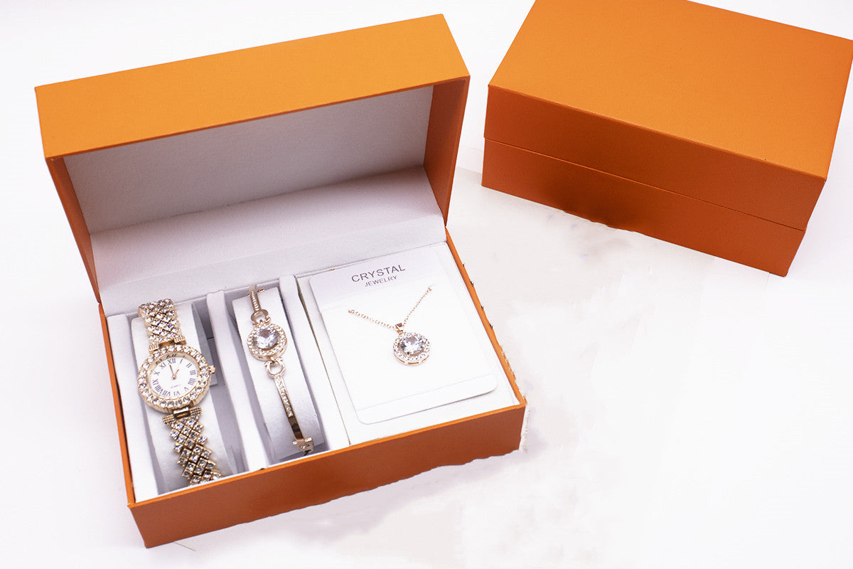 3 PCS Quartz Fashion Watch Set