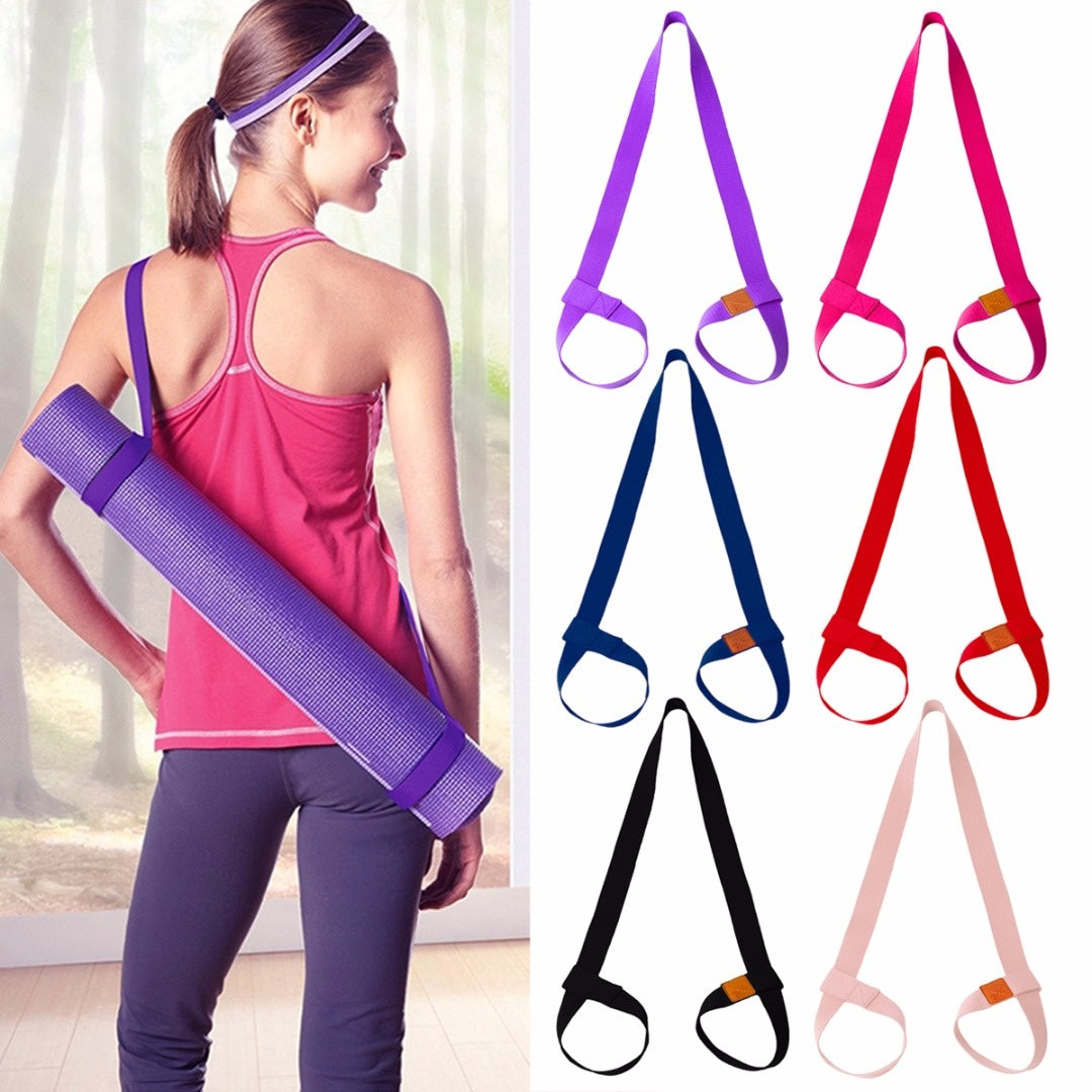 Yoga Mat Adjustable Sling Shoulder Carrier Strap Belt