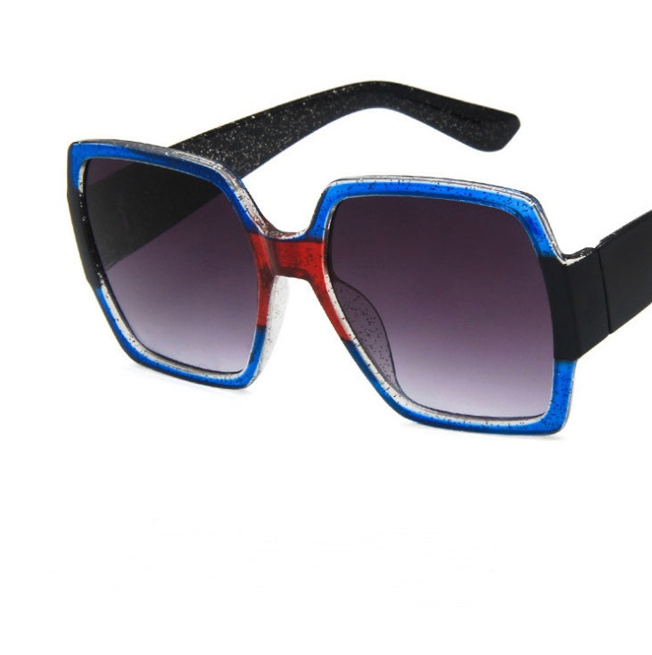Colorful Glitter Retro Sunglasses