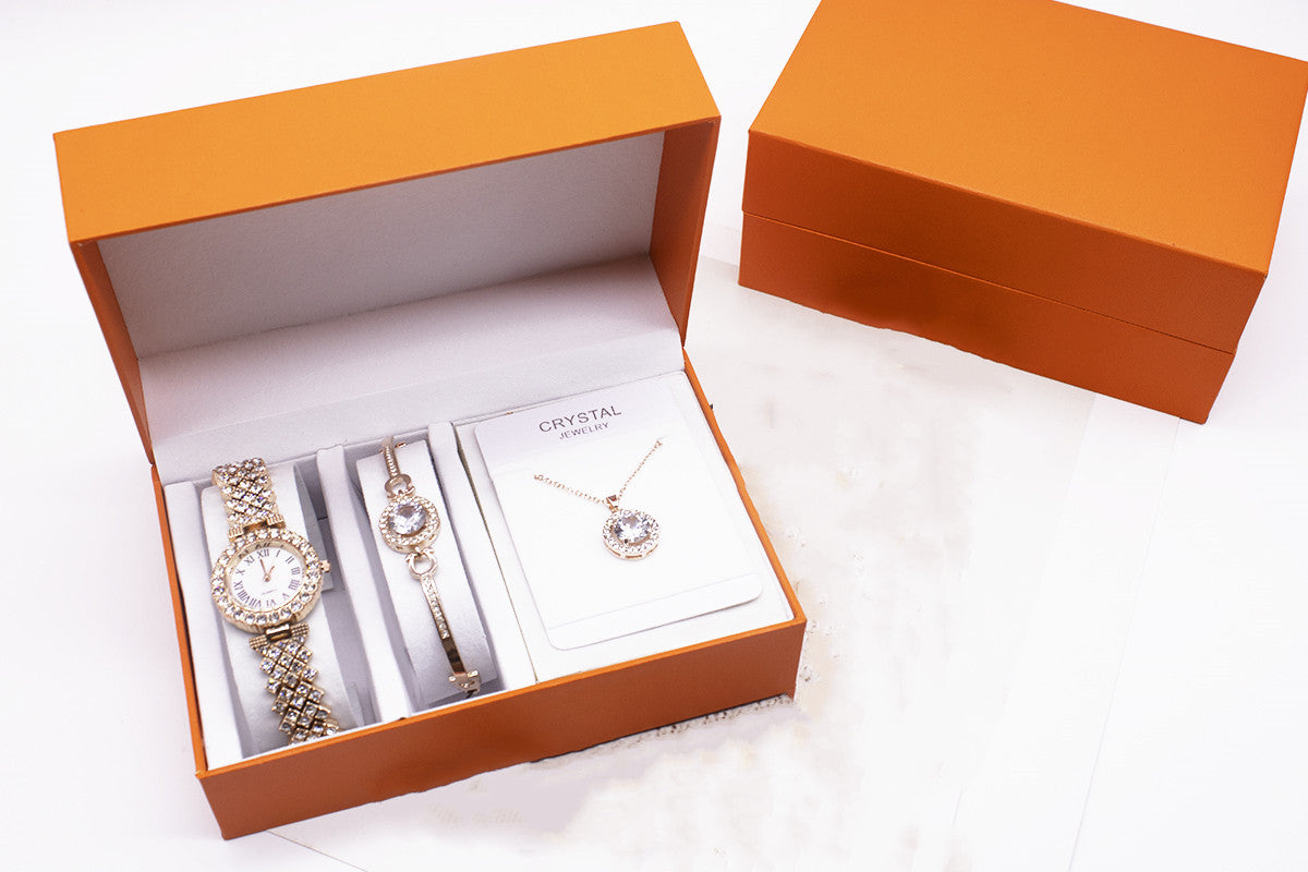 3 PCS Quartz Fashion Watch Set