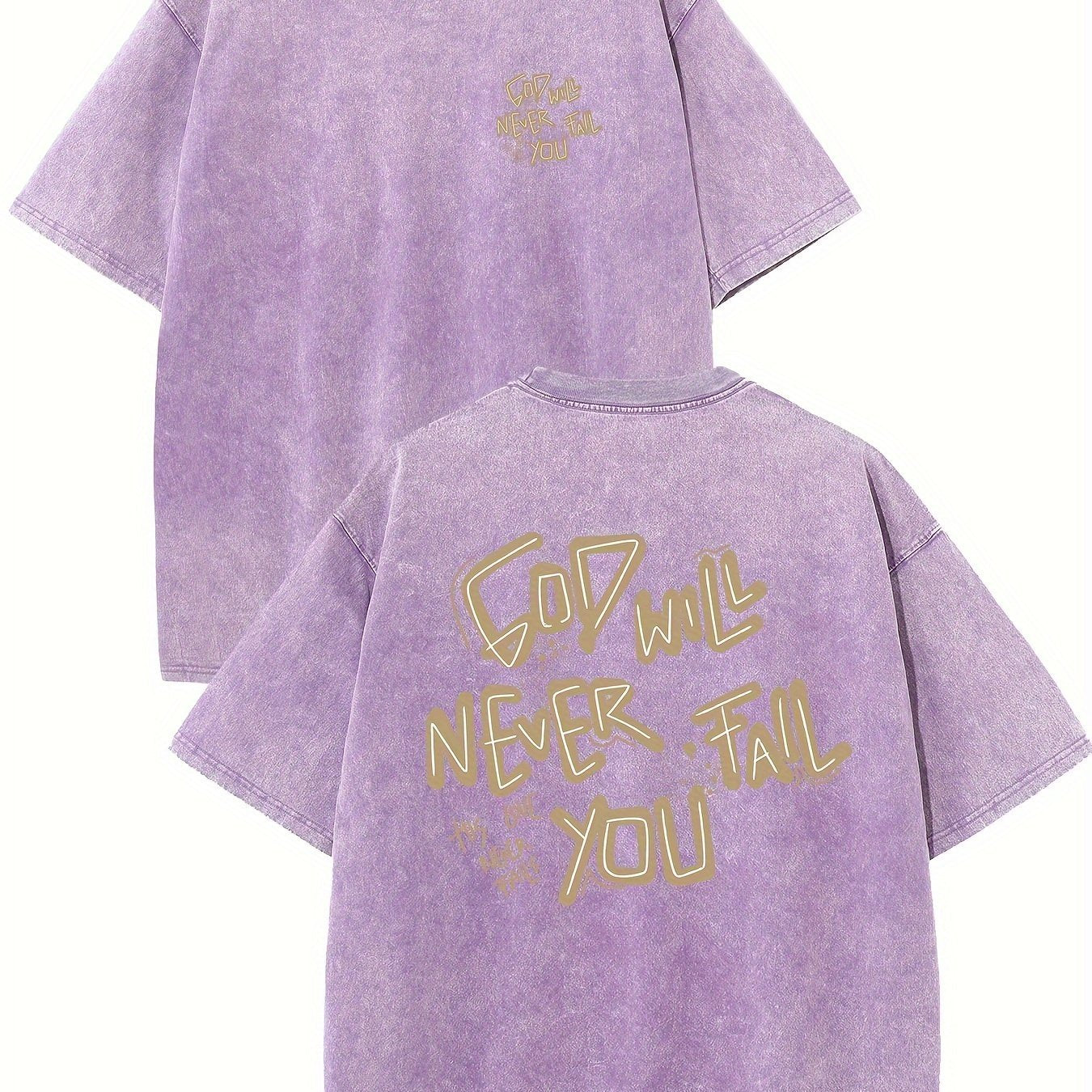 Retro Washed High Quality Cotton Pattern T-shirt