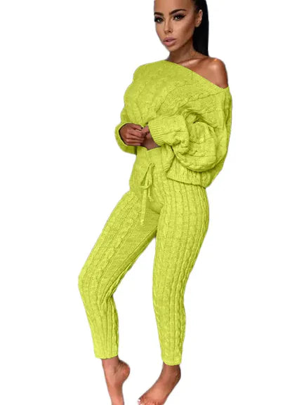 Knitted Two-Piece Tracksuit