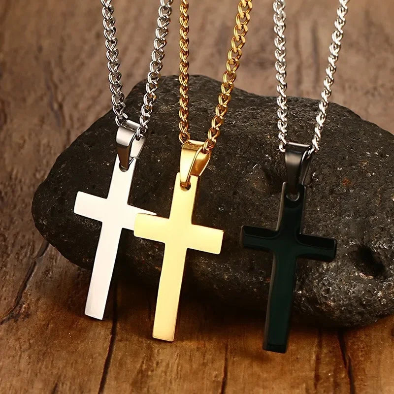 Classic Cross Pendant 24inch Fashion Faith Prayer Necklace