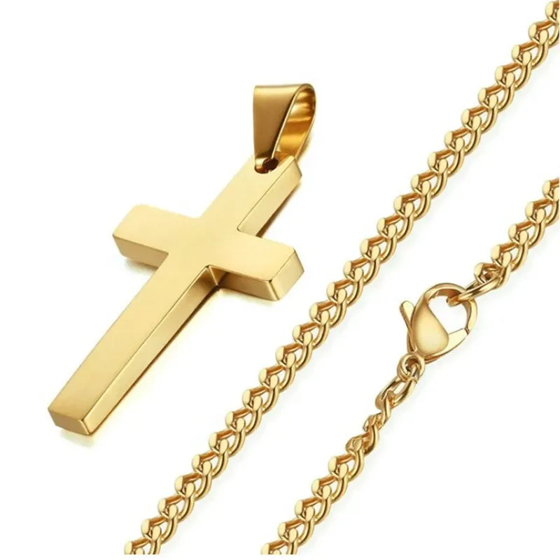 Classic Cross Pendant 24inch Fashion Faith Prayer Necklace