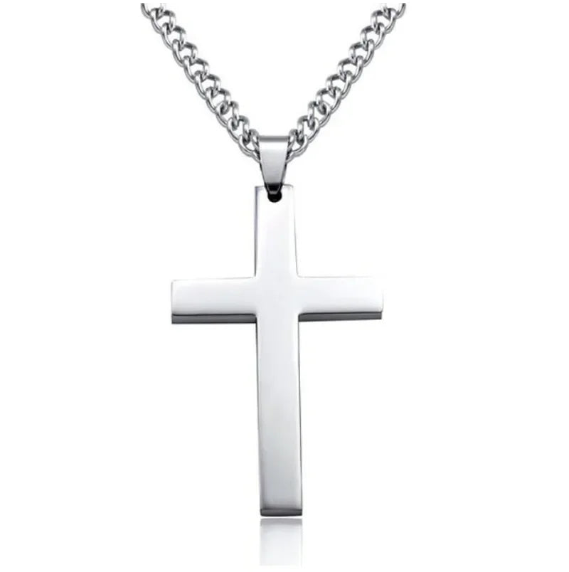 Classic Cross Pendant 24inch Fashion Faith Prayer Necklace