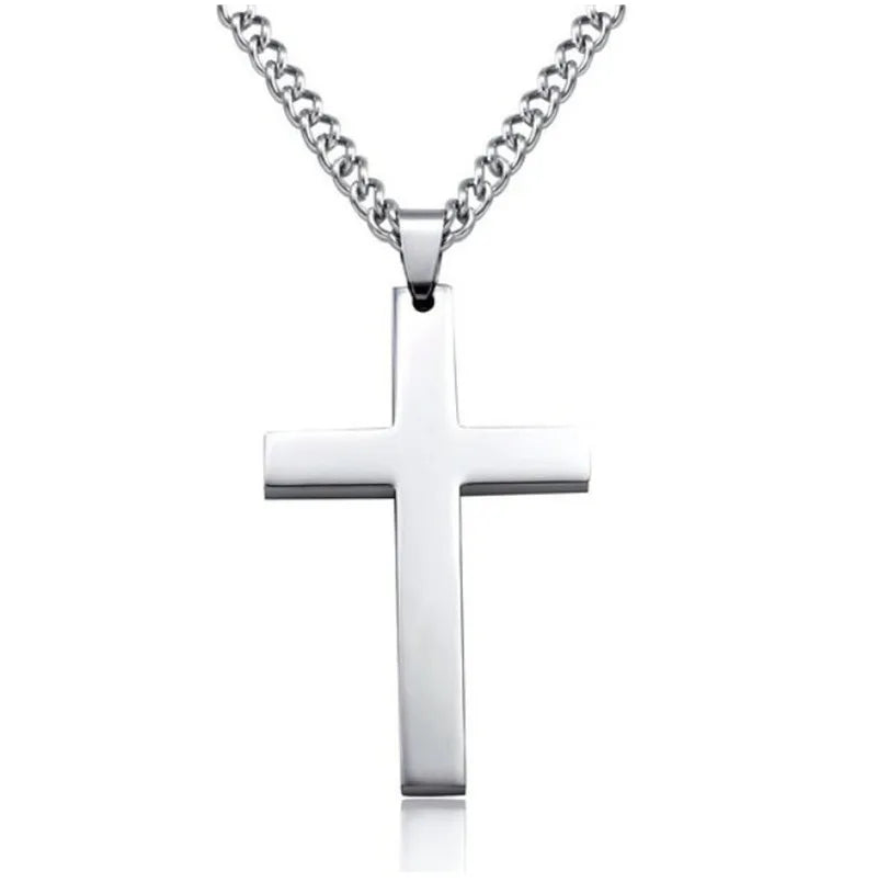 Fashion Cross Pendant Chain Necklace