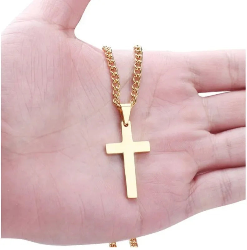 Classic Cross Pendant 24inch Fashion Faith Prayer Necklace