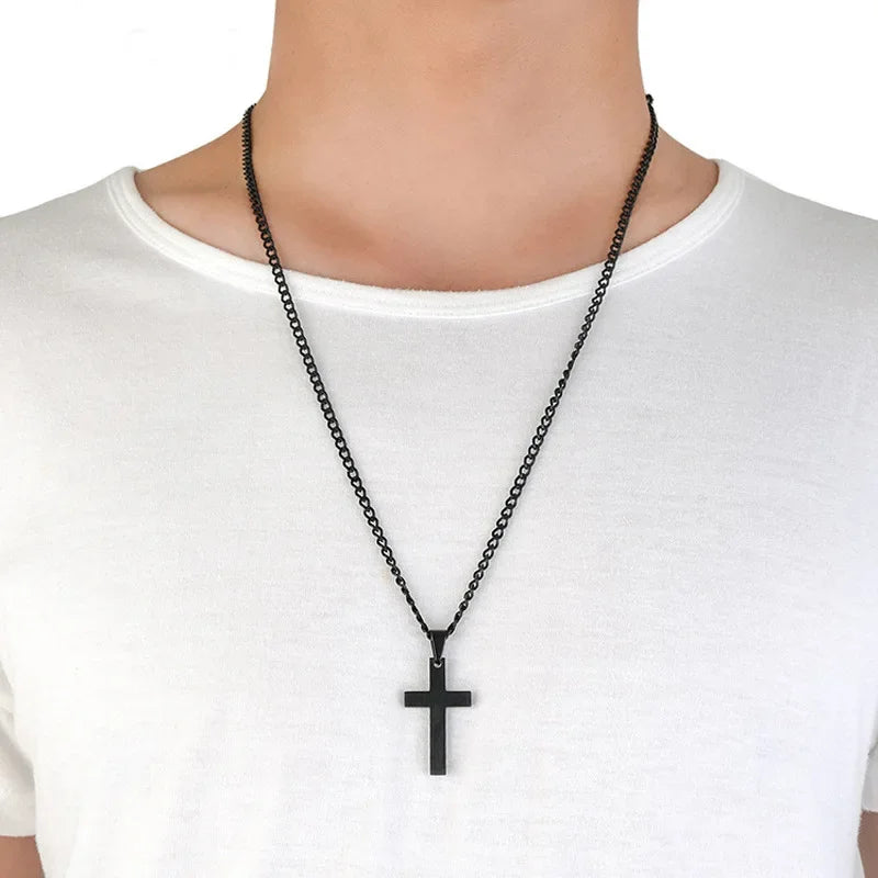 Classic Cross Pendant 24inch Fashion Faith Prayer Necklace